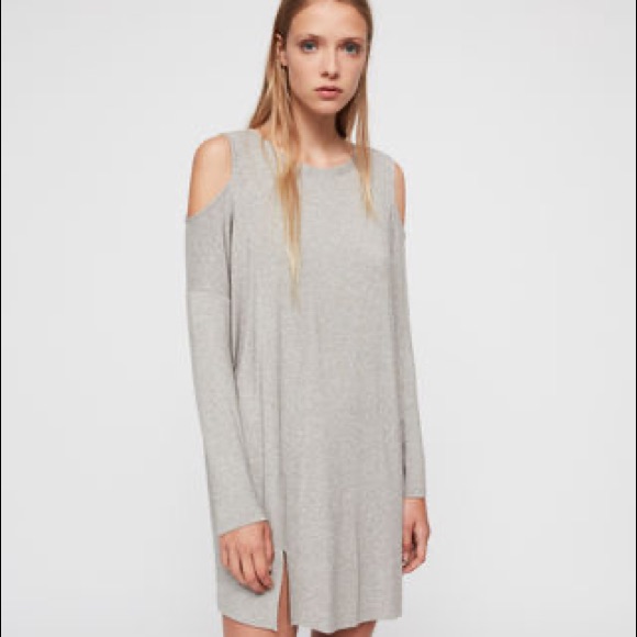 All Saints | Esther Cold Shoulder Sweater Dress
